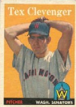 1958 Topps      031      Tex Clevenger RC